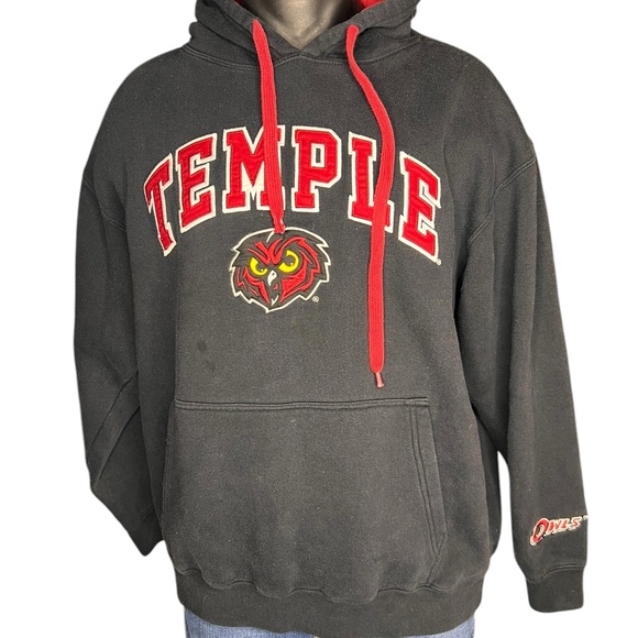 E5 Other - Vintage Y2K Temple Owls Sweatshirt Men's XL Black E5 brand Heavy Warm Thick